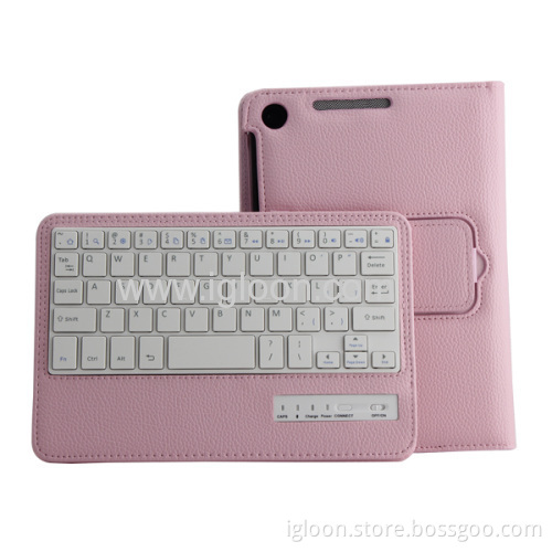 Leather Case Bluetooth Keyboard For Nexus 7 2nd Gen 